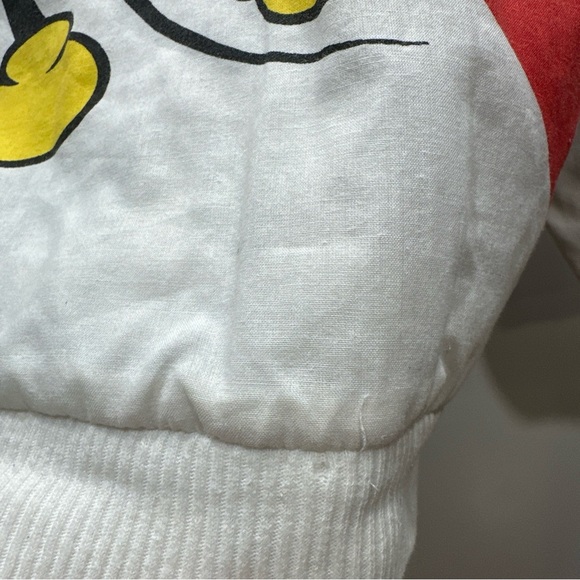 Vintage 80’s Mickey Mouse Reversible Print Sweatshirt No‎ Size Disney Made - Picture 7 of 16